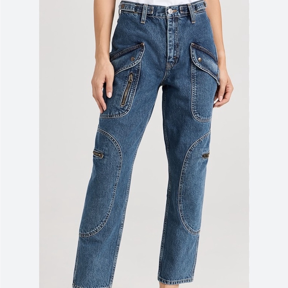Re/Done Racer Taper Jean In Speedway Size 24